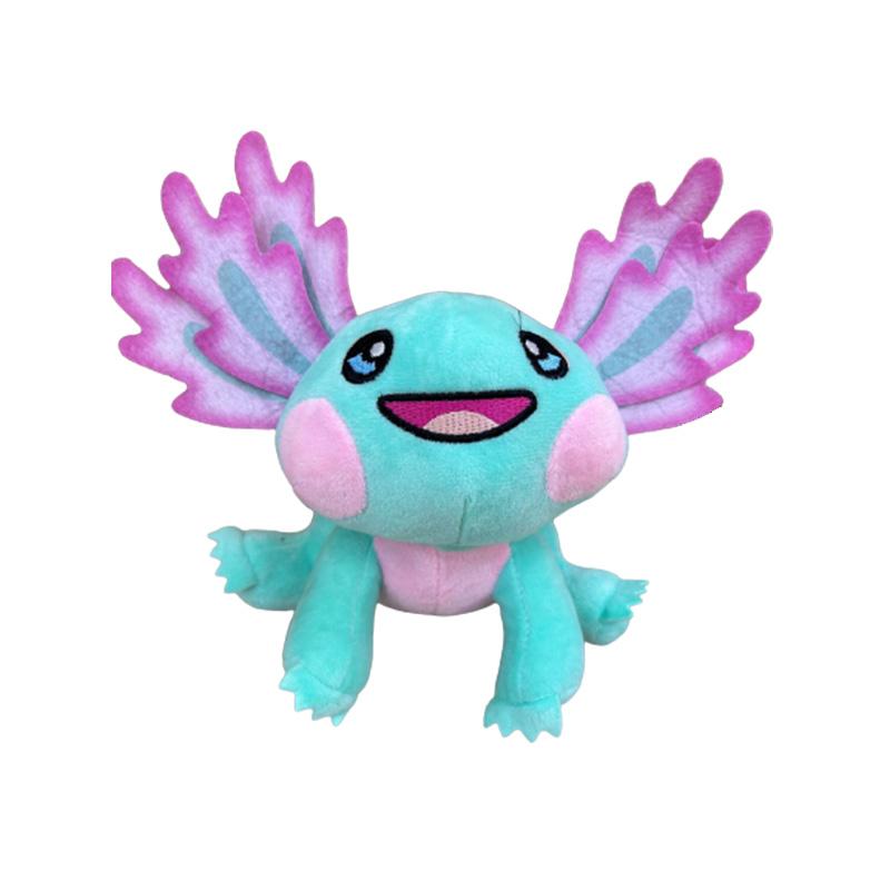 

Plush Toy Axolotl Stuffed Doll Salamander Pillow Home Decor Ornament Gift Kids зелений