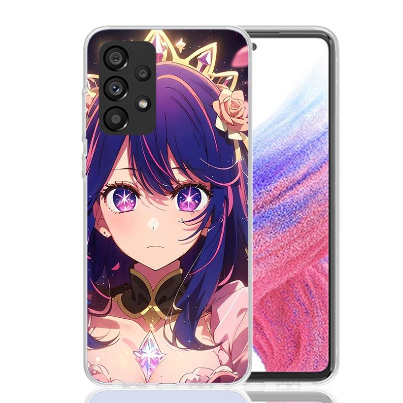 Oshi No Ko Phone Case For Samsung Galaxy A52 A32 A22 A12 A02S A50S A30S A51 A31 AA71 Note 20 Ultra 10 S10 Plus Galaxy A52 A42 A3