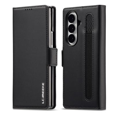 Luxury Leather Card Wallet Flip Case For Samsung Galaxy Z Fold 7 Fold6 Fold5 Fold 4 Fold 3 Magnetic Book Cover With Pen Slots