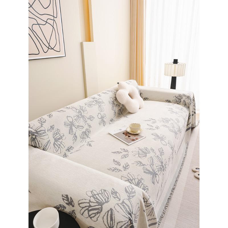 

Легкая роскошная диванная подушка из синели, универсальный чехол на все времена, универсальный чехол, одеяло для дивана 180*130cm