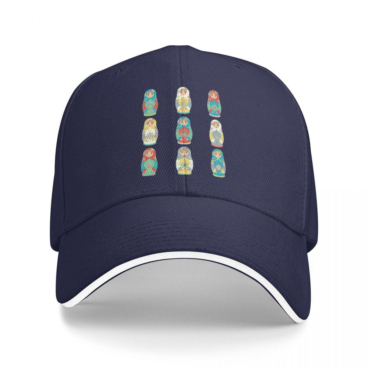 

Baseball Caps Funny Matryoshka Doll Fun Graphic Unisex Casual Summer Hats One Size