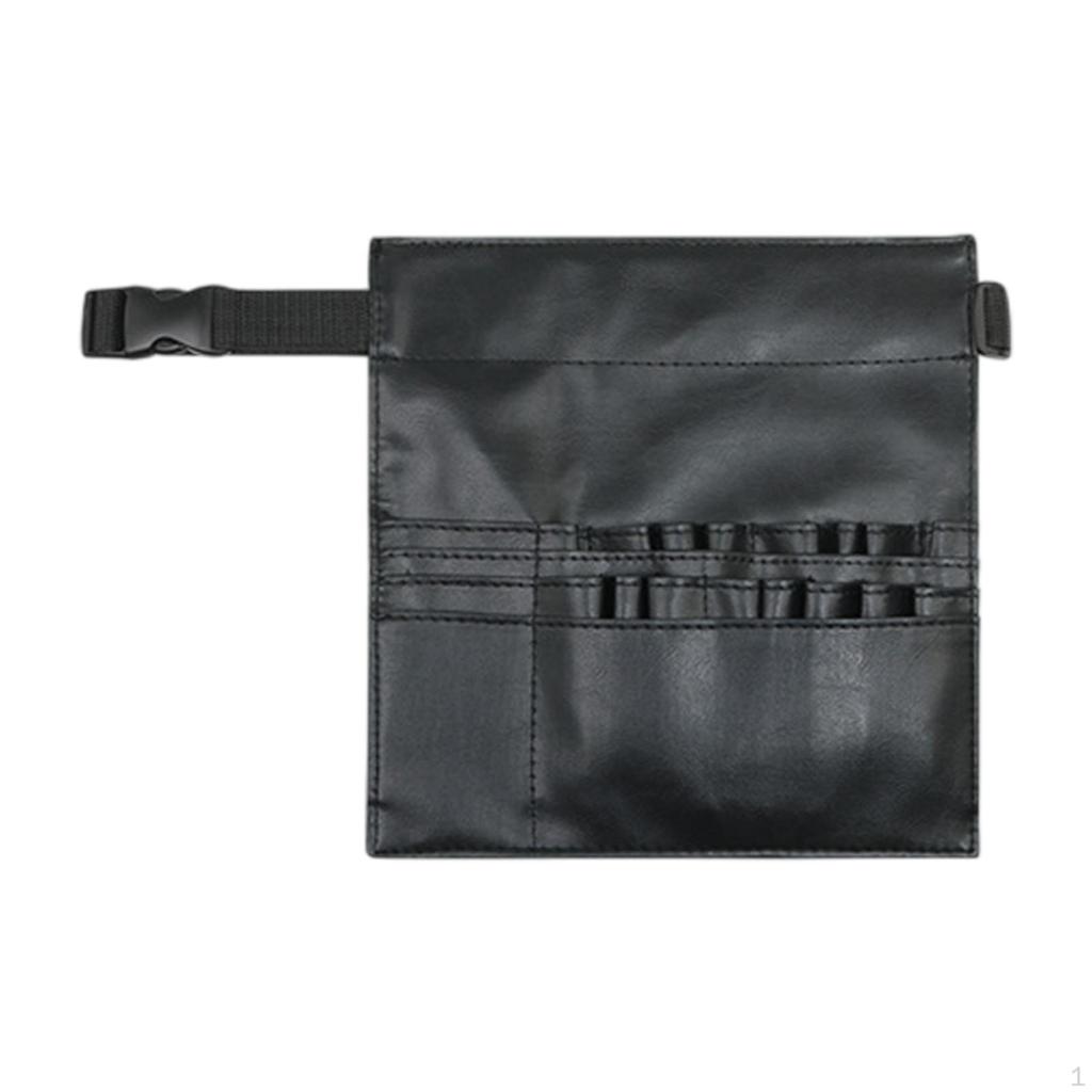 Haircut Tools Scissors Storage Bag Barber Waist Pouch PU Leather Multifunctional Holder Salon