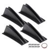 Rear Bumper Spoiler,Rear Bumper Lip ,4 Car Shaker Fin Wing Spoiler | Rear Bumper