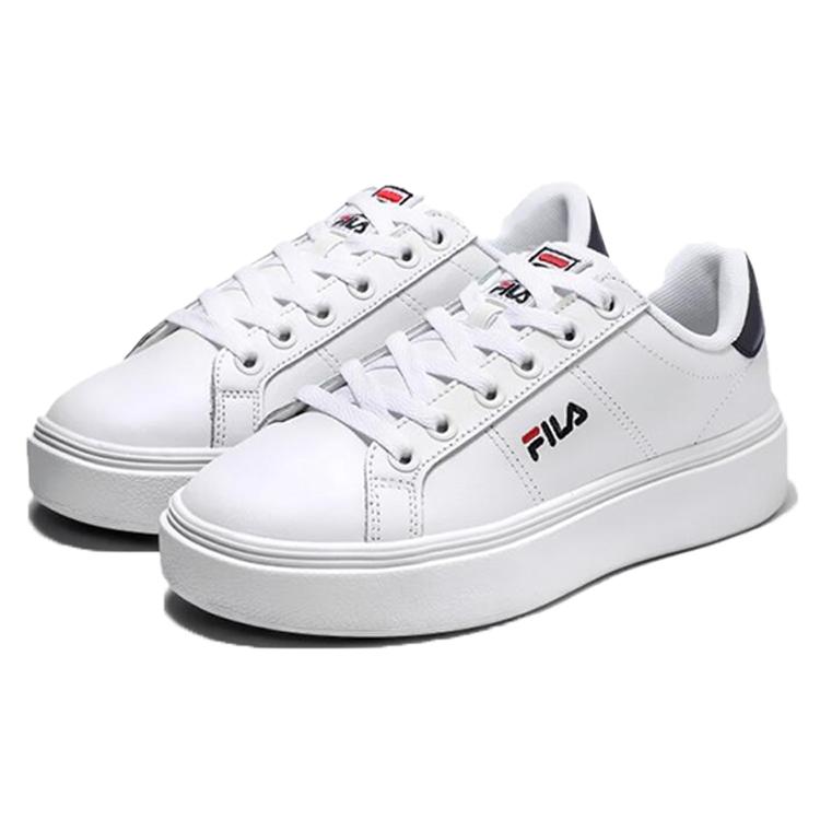 FILA Court Plumpy Low Top Board Shoes White/Black 1TM01397D_147