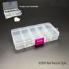 10-Grid Detachable Plastic Storage Box for Tools and Accessories