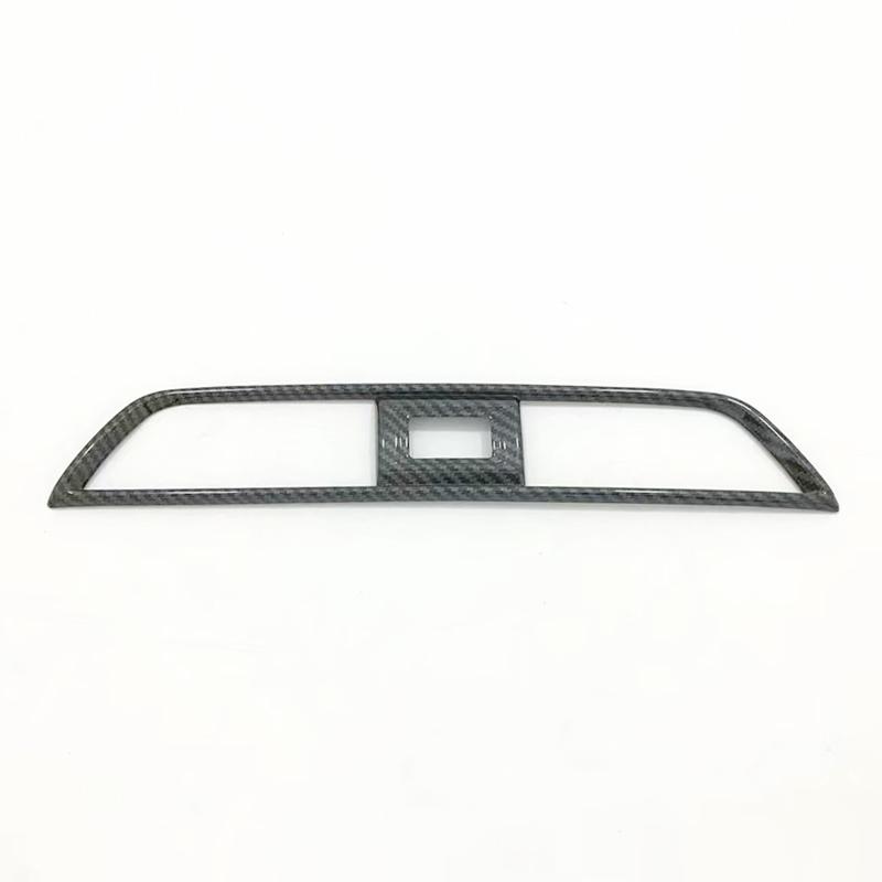 For Honda Accord 10th 2018  ABS Matte and Carbon Fibre Car Middle Air Outlet Decoration Cover Trim Car Styling Accessories