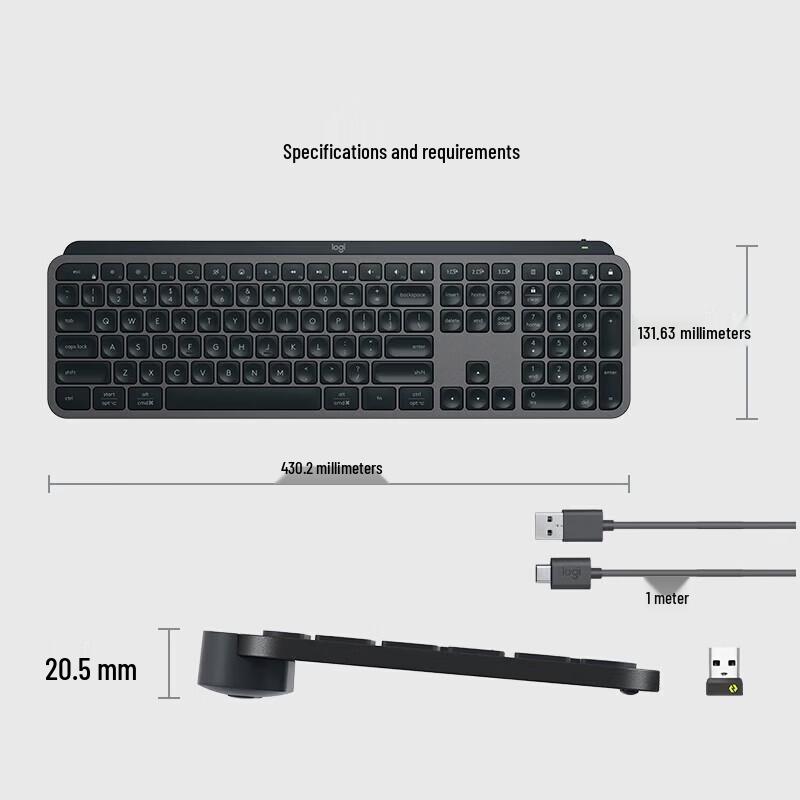 Logitech MX Keys S Wireless Keyboard & MX Master 3S Mouse Combo
