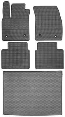 Ford Focus III Hatchback from 2011-2018 SET - Rubber Car Mats + Trunk Mat