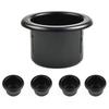 Cup Drink for RV Cup DIY Holder, Non-tipping, Holder, Car, Desk, Campervan, Black, Holder, Hiace, (4 Pieces)