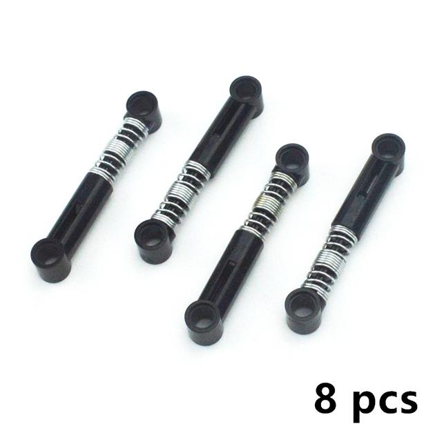 Building Blocks Technical Parts Soft Hard Spring Shock Absorber Compatible Assembles Particles 76138 76537 61903 92693 57515
