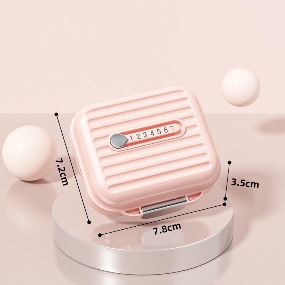 Seal Weekly Pill Box Mini 7 Compartments Vitamin Container New Pill Dispenser