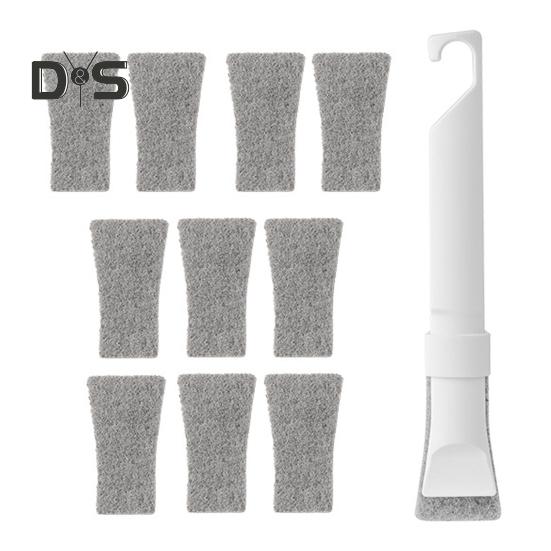 

Чистящая щетка-лопатка с 10 сменными салфетками легко удаляет грязь, многофункциональный инструмент для очистки угловых пятен Sets