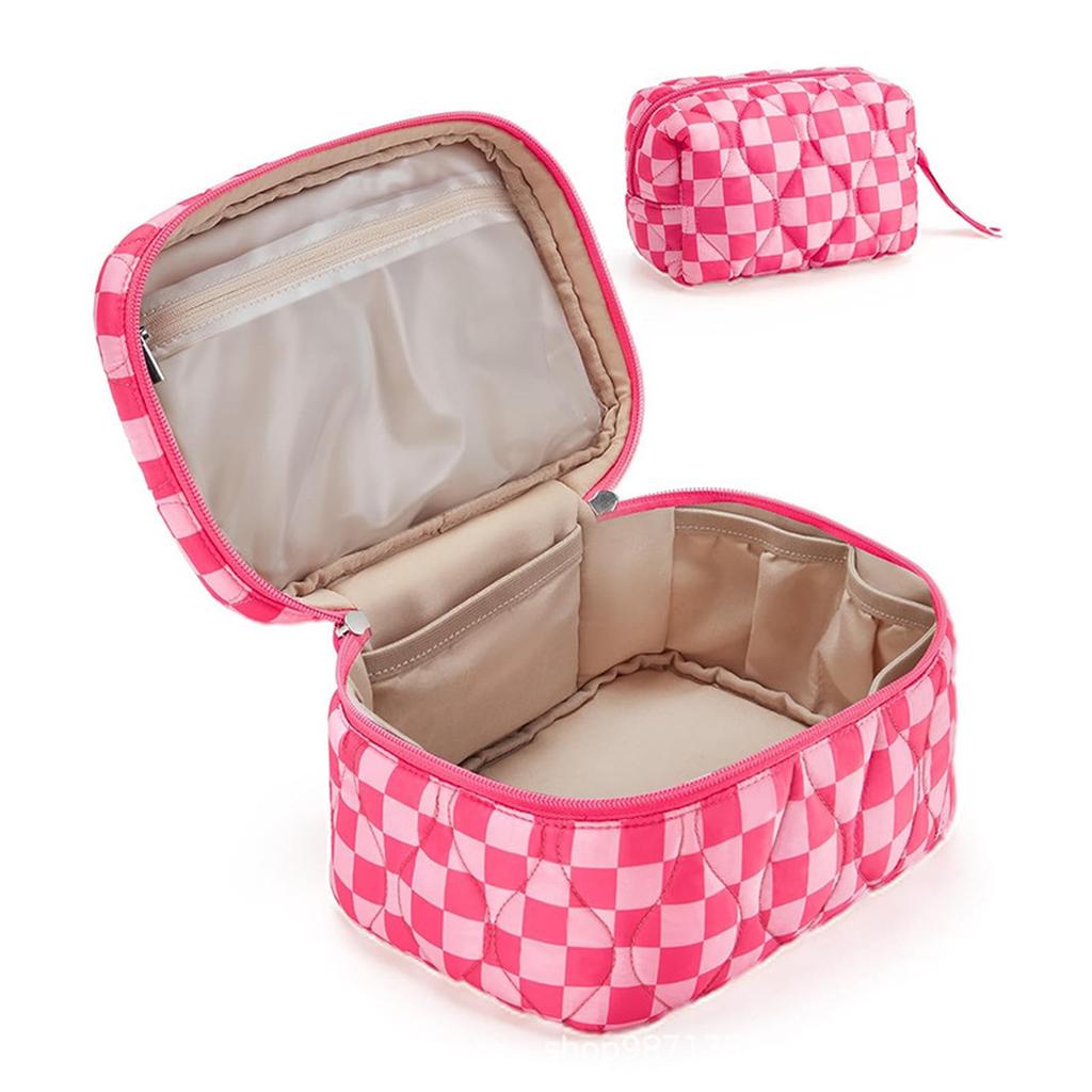 BAGSMART Ladies Portable Cosmetic Bag Large-capacity Travel Washing Bag  Makeup Storage Bag High Appearance Index