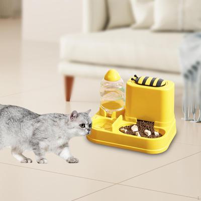 Futter- und Wasserspender für Katzen, Schwerkraft-Tränkeset, Hund, Futter