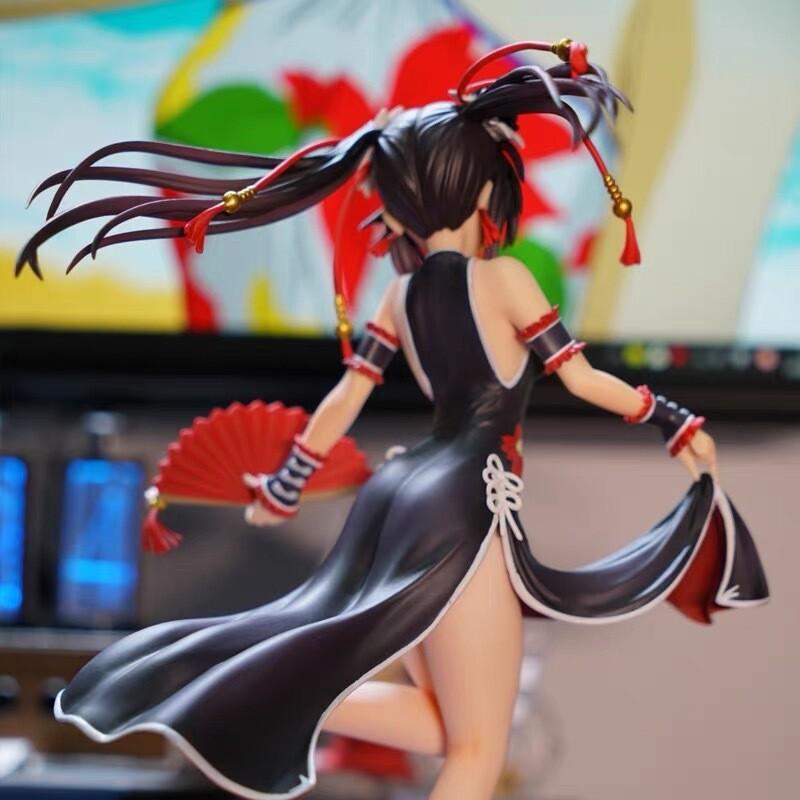 23cm Anime Girl Cheongsam Dance Figure Socha PVC Model Hračky Dárky Nové Bez krabice