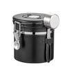 Coffee Bean Food Storage Canister with One-Way Valve