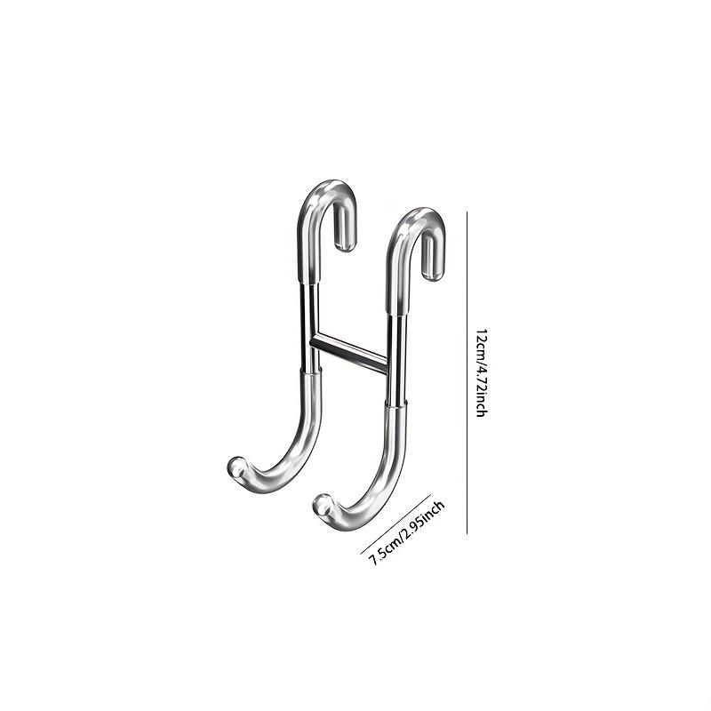 Door Shower Hooks Towel Hooks for Door Stainless Steel Hooks for Bathroom Over Door Hanging Hook Clothes Hook Home Utility Hook