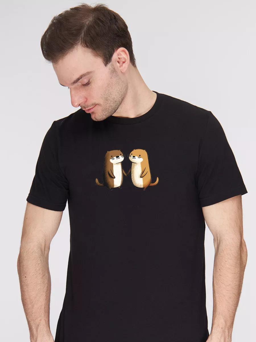 

Friendly otters T-shirt S
