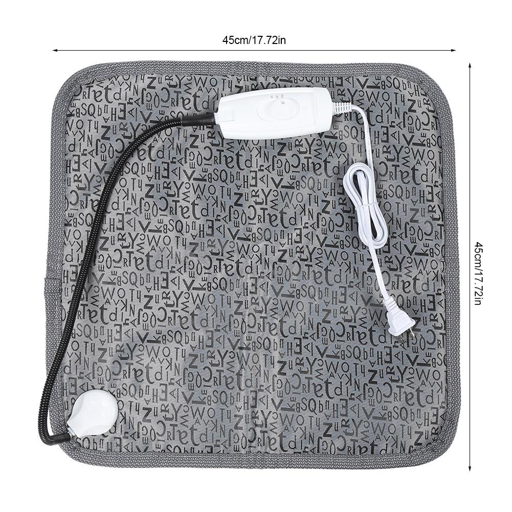 Dogs Cat Pet Heating Pad High/Low Temp Control Animal Warming Mat Heated Bed