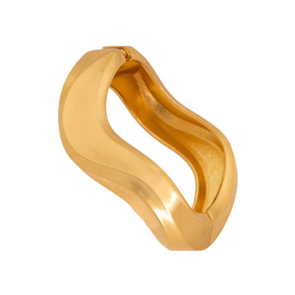 Hip Hop Irregular Bangles Punk Wide Cuff Geometric Bracelets Party Jewelry Alloy Texture Present for Women and Men