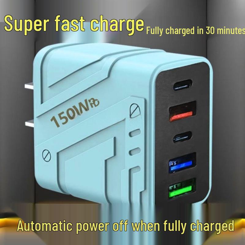 High-Power Multi-Port Fast Charger for Apple & Android Devices