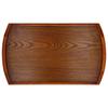 45x27x4.5cm Rectangular Wooden Tray Portable Tea Dessert Fruit Tray with Handle for Home Hotel