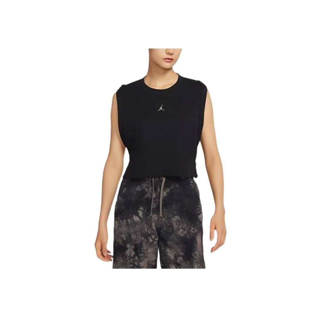 

Jordan Essen Tank Plain Logo Print Round Neck Pullover Жилет Женские Топы DQ4395-010 L