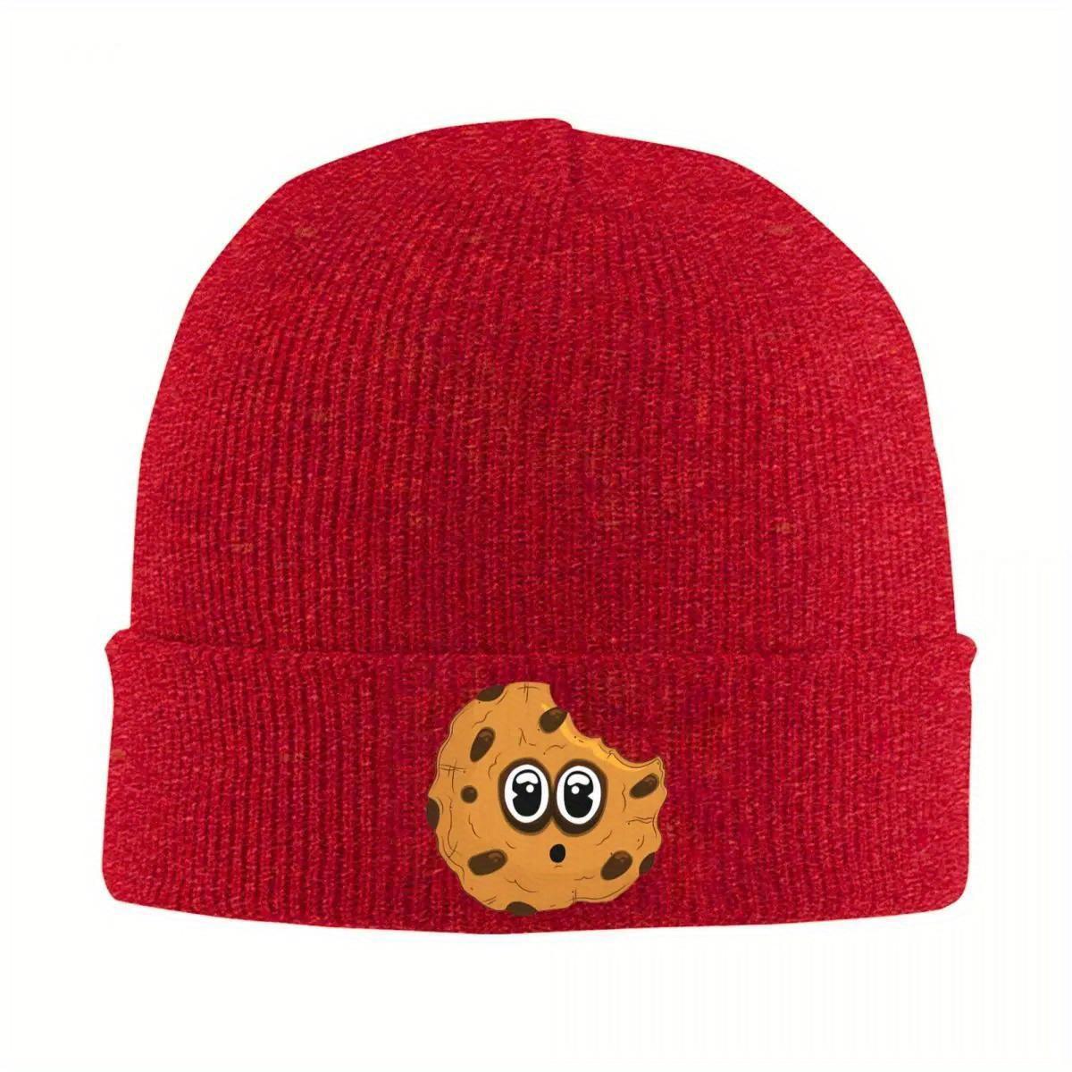 Cartoon Cookie  Knitted Hat Beanies Winter Hats Warm Street Cap Unisex Women