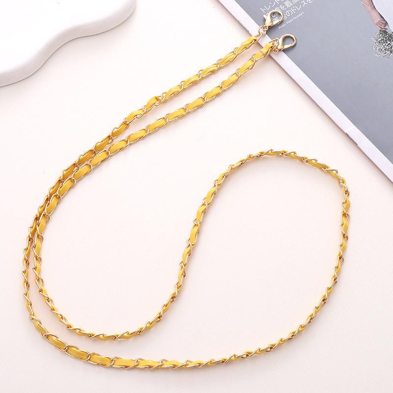 Handmade Leather Crossbody Phone Case with DIY Jewelry Pendant - Small Fragrance Style for Girls
