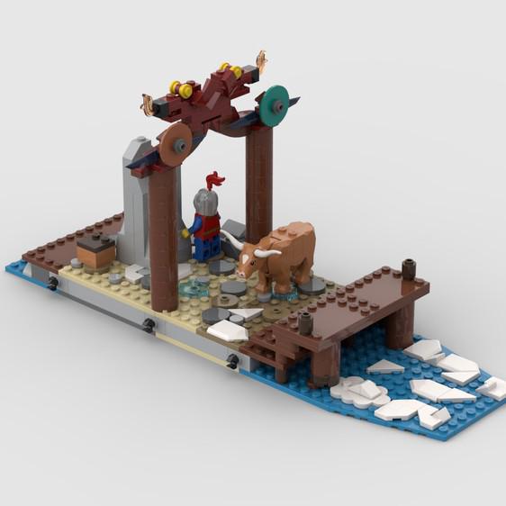 In-Stock MOC-160231 Small Building Blocks Educational Toy Model for Kids