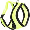 Harnais pour chat - FLAMINGO - Jaune fluo - Nylon respirant - Taille ajustable - Laisse incluse