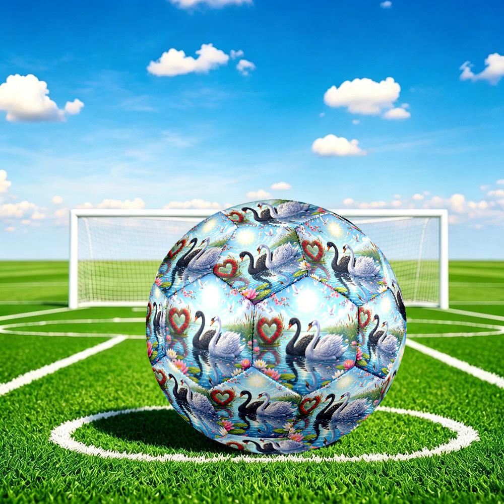 1pc Swans Garden Durable Size 5 Soccer Ball Professional Match Training Football Indoor &Outdoor Sports Ball p60118
