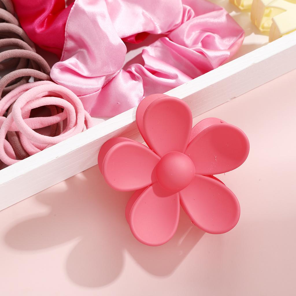 57 Pcs Dopamine Fashion Colorful Hair Accessories Set for Women Hair Circles Flower Shaped Grip Daily Wear Party Gift 2026