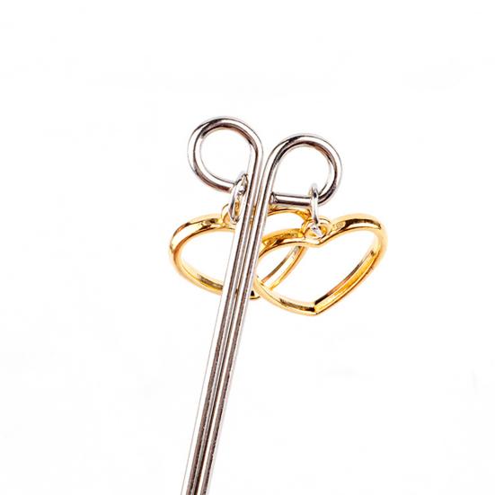 Yousheng Breast Clamp Comfortable Long Lifespan Metal Love Heart Shape Breast Clip for Couple