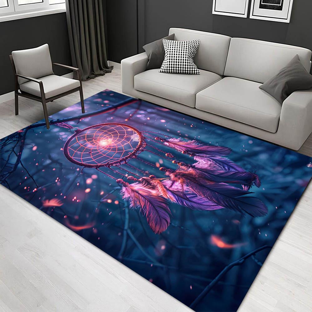 

1pc 1496977121Pattern Carpet, Area Rug For Living Room Bedroom Room Bed Chair Laundry Entryway Corridor Yard Non-slip Outdoor Camping Rug Fl 60cm by 90cm