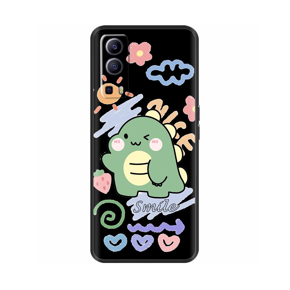 For Vivo Y52 5G Case For Vivo Y72 5G Soft TPU Silicone Cute Cartoon Shell Phone Back Cover For Vivo Y72 Y52 Cases Y 52 72 Fundas