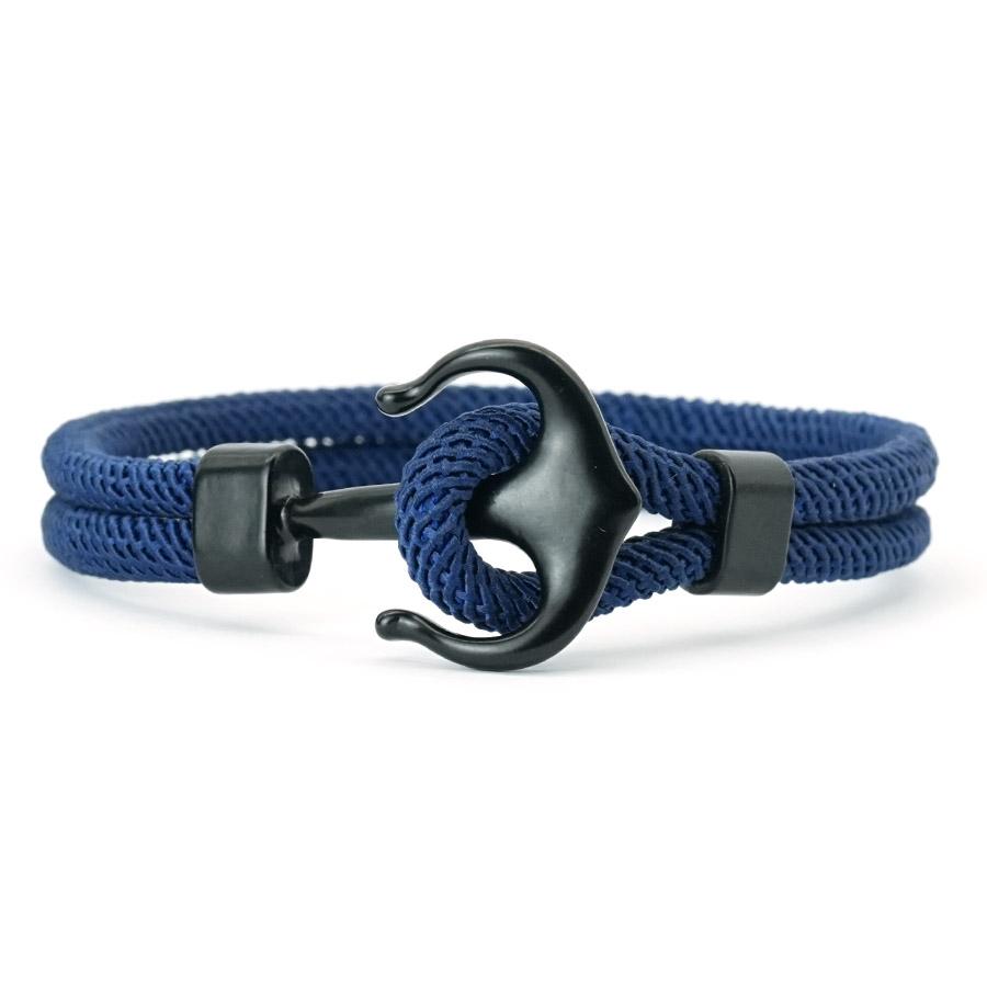 Fashion Men Anchor Bracelet With A Grade 4mm Thread 7 Colors Available Outdoor Cool Riding Sports Sweat Absorbent Rope Braslet