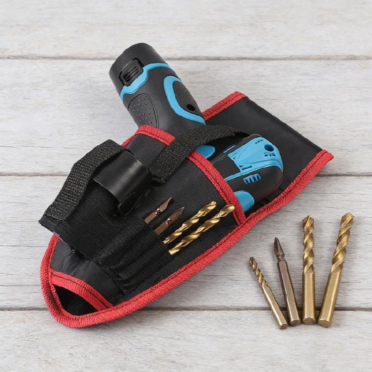 Efficient Storage Pouch for 12V Drills Holsters Multiple Pockets Durability Waterproof Polyester Tool Bag Waist Pack