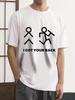 Unisex lässiges Grafik-T-Shirt „I GOT YOU BACK“