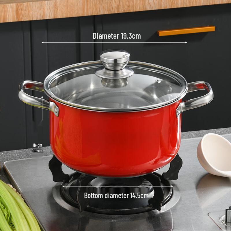 Wutuo Colorful Stainless Steel Soup Pot & Steamer