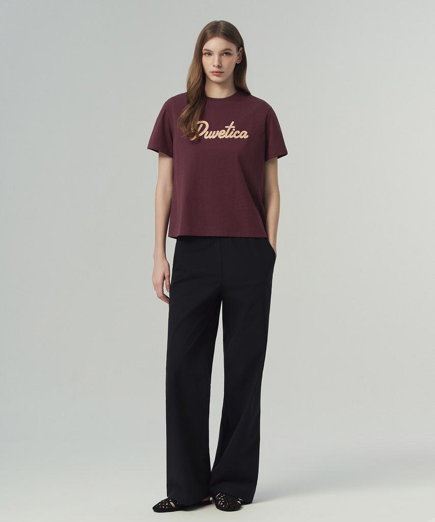 DUVETICA Montellino (Dark Red) (Women'S Short Sleeve T-Shirt)