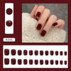 Nude Pink Cat Eye Press-On Nails 30Pcs Reusable Glossy Translucent False Nails With Gel-Like Shine & Easy Removal
