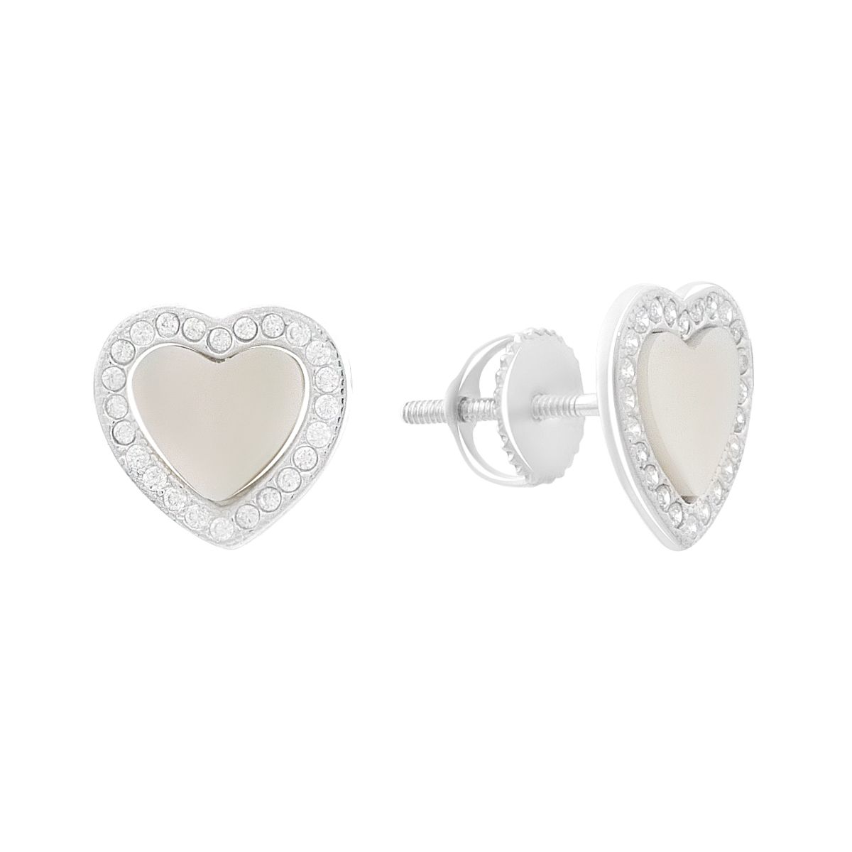 

Серебряные серьги с натуральным перламутром (2191636) білий