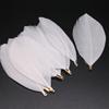 50Pcsdiy Jewelry Accessories Feather Big Floating Metal Clip Feather Swan Hair Jewelry Clothing Accessories Materials
