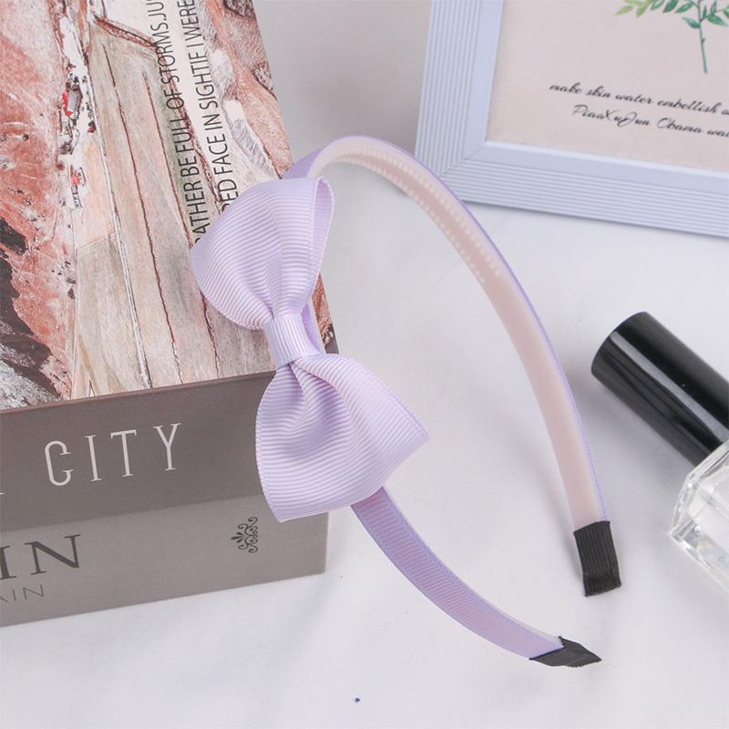 1PCS Cute Solid Color Ribbon Hair bands for Baby Girls Bows summer Headband for girls Kids Fashion Hair Aceessories  FDr10
