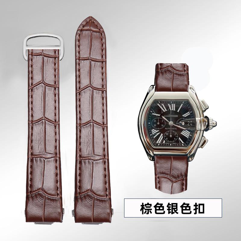 19mm 20mm Für Cartier Roadster W6206018 W6206017 Echtes Leder Uhrenarmband Herren Ersatz Rindsleder Uhrenband Nylon Armband Gürtel
