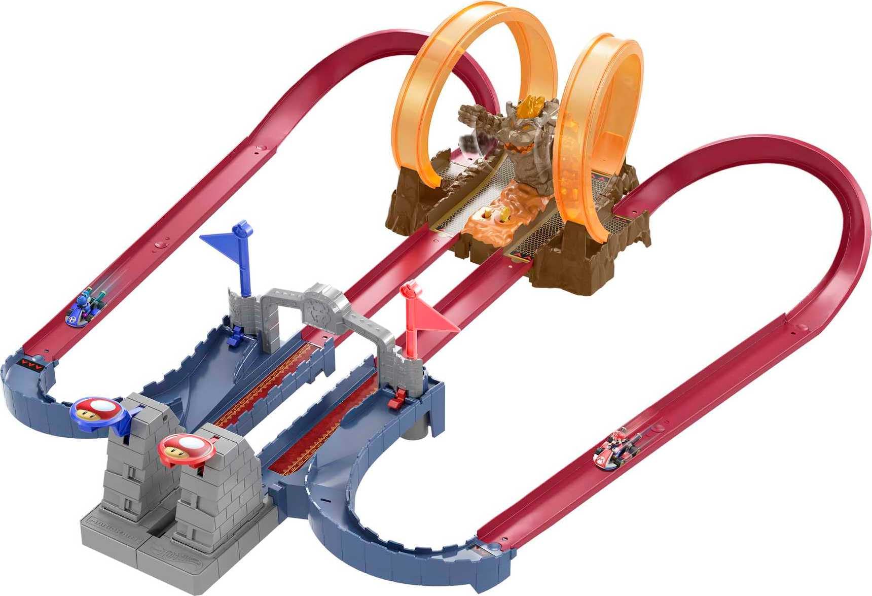 

Hot Wheels Mario Kart Escape из 1 Blue 5 и GNM22 Bowser s Castle! [Включая Йоши] [Старше]