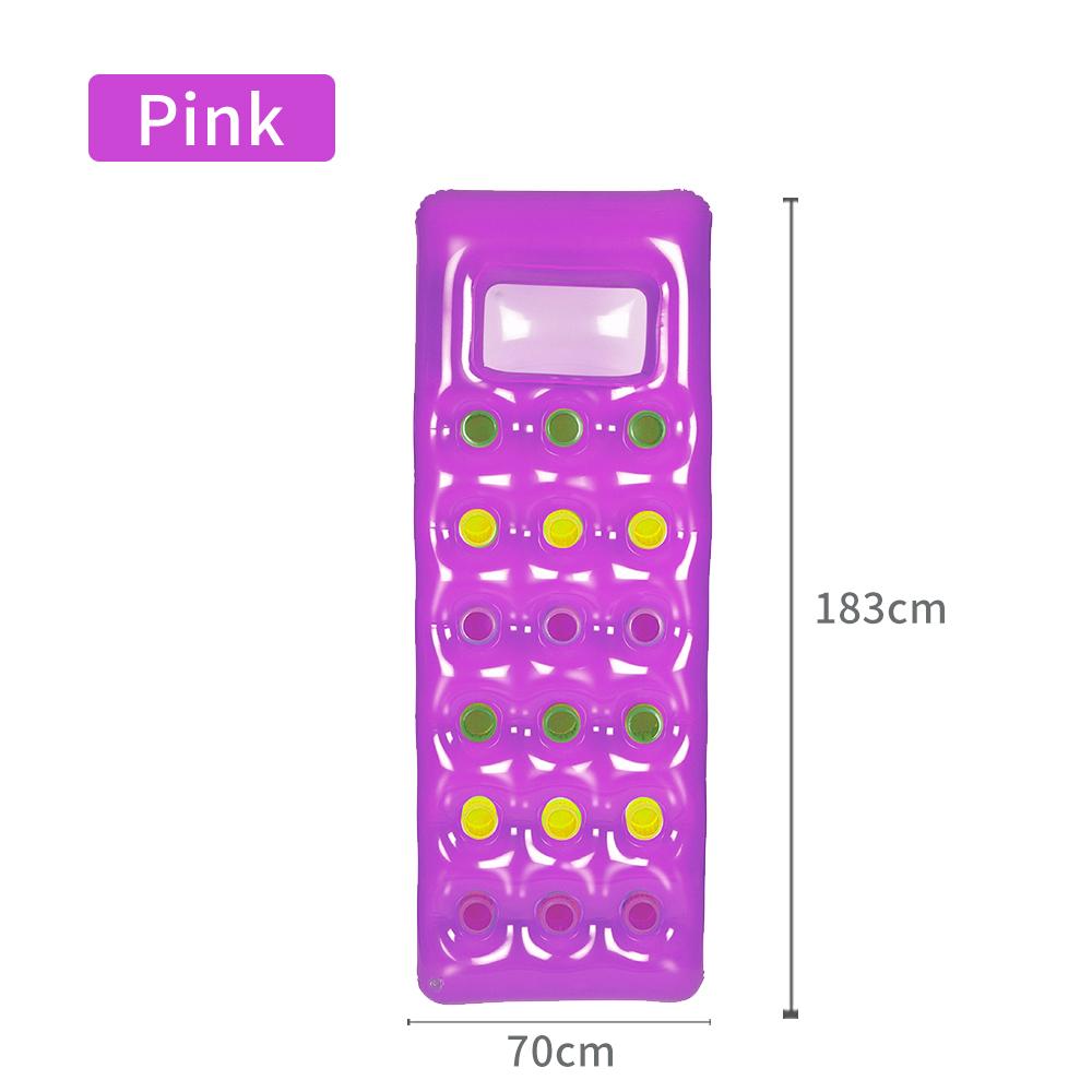 Retro Cell Phone Inflatable Pool Float, Purple Remote Control Shaped Lounger