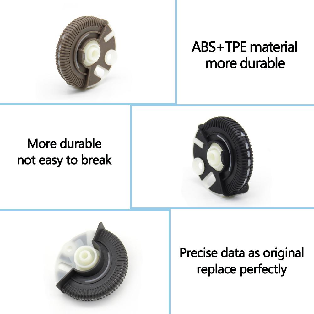 2PCS Front Rear Air Conditioning Control Roller AC Vent Base Rolling Wheel For Benz E Class W211 E200 E300 E230 E260 E280