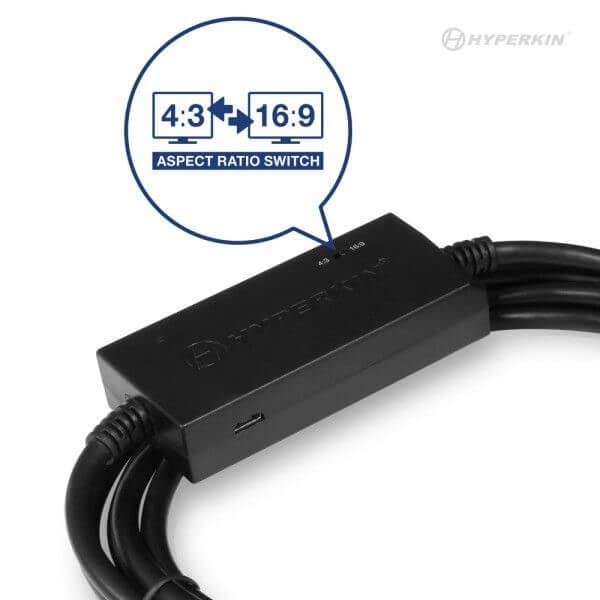 Hyperkin HDTV Cable for PS2 and PS1 HDMI Converter